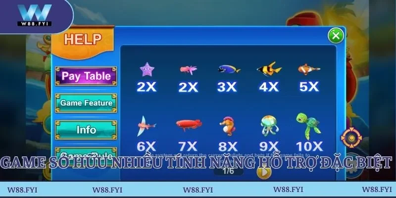 Game sở hữu nhiều tính năng đặc biệt hỗ trợ săn thưởng hiệu quả 