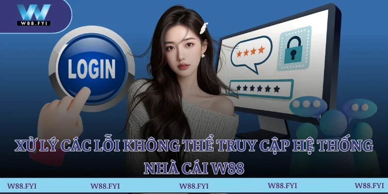 Xử lý các lỗi không thể truy cập hệ thống nhà cái W88